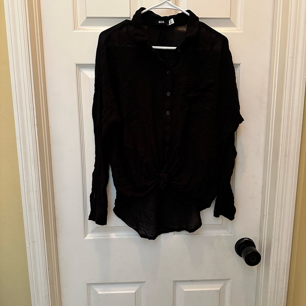BDG pop over blouse